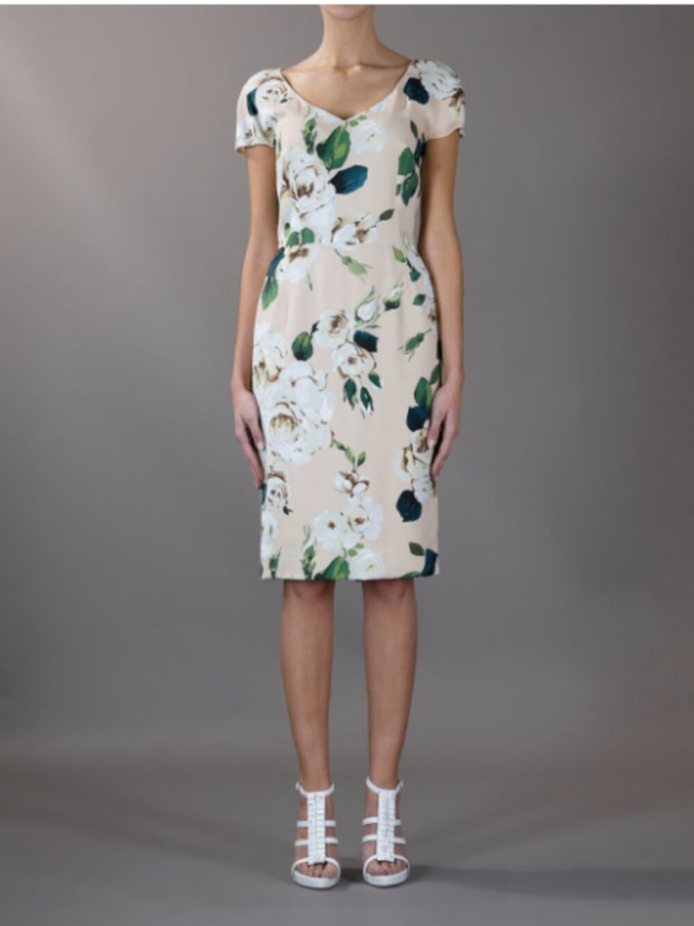 Dolce & Gabbana tailored floral dress
